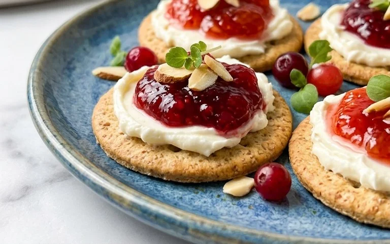 Cream Cheese & Jam Cracker Snacks