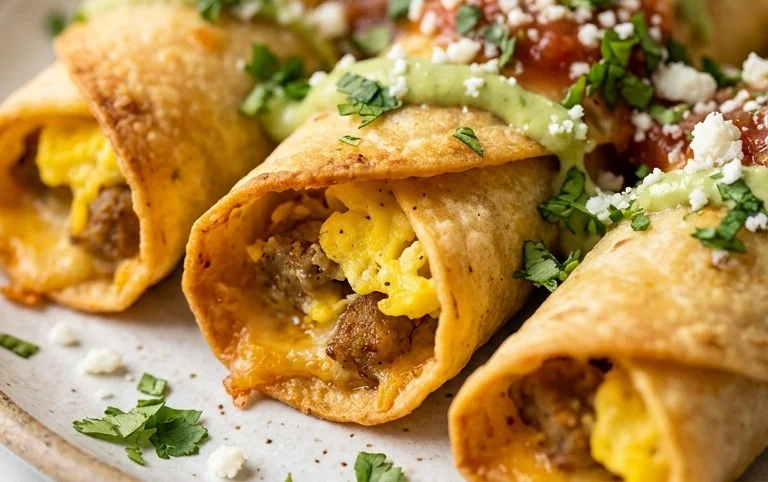 Breakfast Taquitos